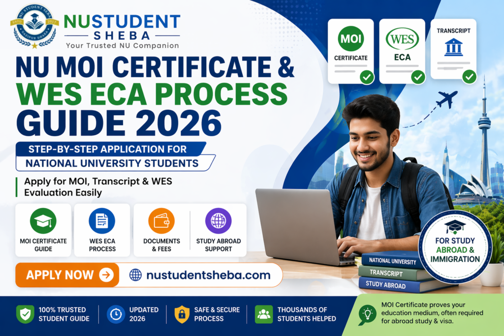 NU MOI Certificate 2026